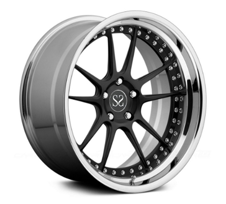 TUV استاندارد 20 اینچی رینگ های آلیاژی فورج شده 2 PC برای الگوی پیچ MERCEDES-BENZ 5x112
