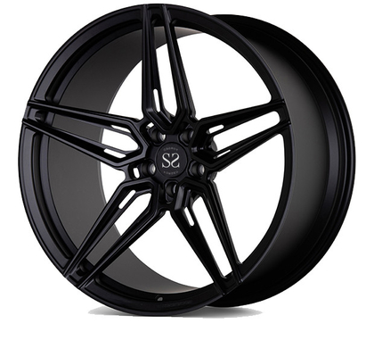 پورشه 911 ساتن مشکی فورج رینگ Monoblock 112mm PCD