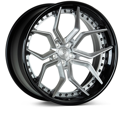 کادیلاک فراری 5x120 چرخ فورج A6061 T6 آلیاژی با H-PCD 5X114.3