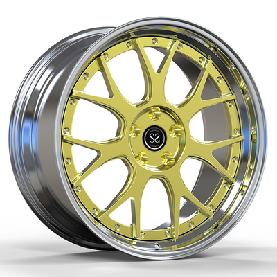 مناسب برای بنز C63 5x112 سفارشی پولش 2PC جفت آلومینیوم آلیاژ چرخ دار 19 و 20 اینچ
