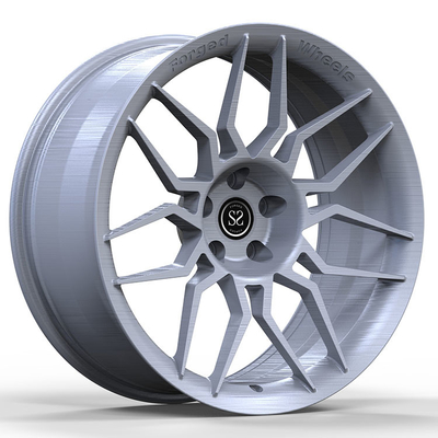مناسب برای خودروهای لوکس BMW M3 سفارشی 1-PC رینگ های آلیاژ آلومینیوم فورج نقره ای 19 20 و 21 اینچی الگوی پیچ 5x112