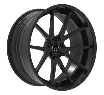 21x10 21x12 5x130 5x112 چرخ های مشکی ساتن جعلی فورج شده برای CL63